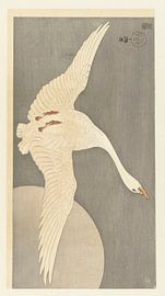 Gans bei Vollmond, Ohara Koson