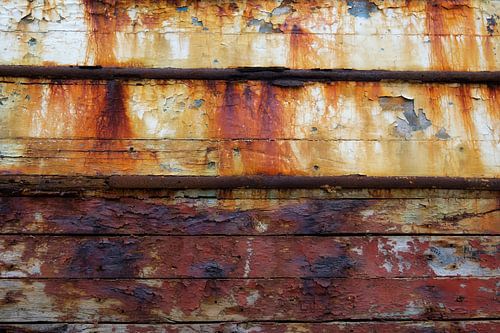 Rouille sur les bateaux