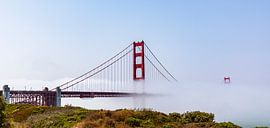 Foggy Golden Gate Bridge by Orange Frame - Remco Bosshard