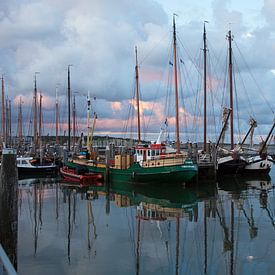 Terschelling haven Avondlicht sur Wim Slendebroek