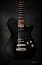 Guitar portrait black rock by Lisa Berkhuysen thumbnail
