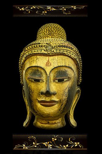 Boeddha of Buddha. Beeltenis van een Buddha.