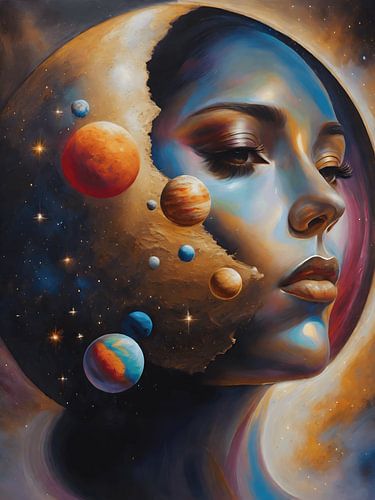 In de ruimte surrealisme