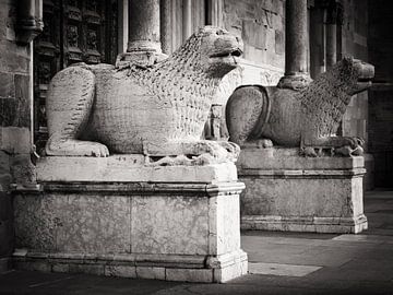 Photographie en noir et blanc : La Cathédrale de Parme sur Alexander Voss