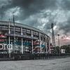 de Kuip (stadion Feyenoord) van Rene Ladenius Digital Art