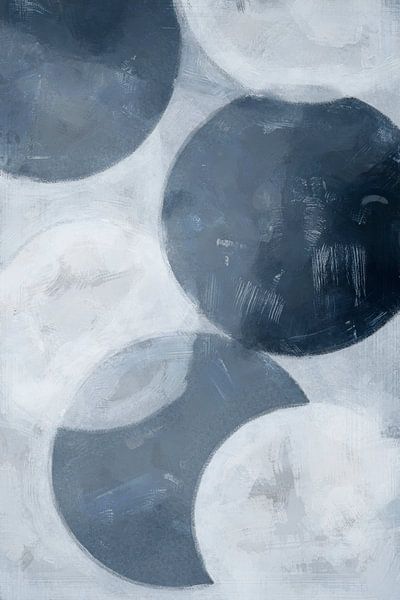 Danse des cercles | Bleu par Kanzo