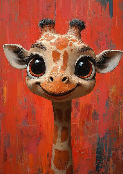 niedliche Giraffe von R Pevitanada