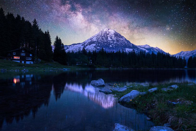Lake Arni by night by Severin Pomsel