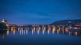 Moldau Praag von Jolanda Wisselo