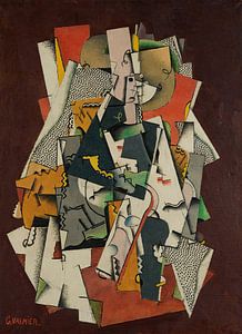 Sitzendes Mädchen (1919) von Georges Valmier