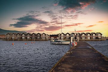 Hafen, Ferienhäuser in Schweden auf dem wasser Vänern von Fotos by Jan Wehnert