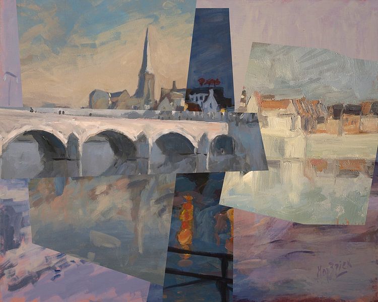 Saint Servatius Bridge Maastricht by Nop Briex