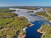 Bevroren meer in Zweden van Fields Sweden thumbnail