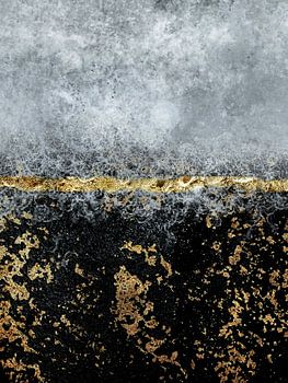 Golden Horizon Abstract