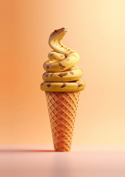 Crème glacée au serpent par 360brain