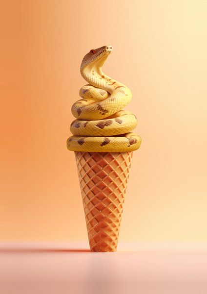 Snake Ice Cream by 360brain