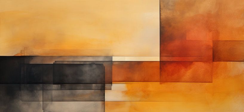 Vlakken van Abstract Schilderij