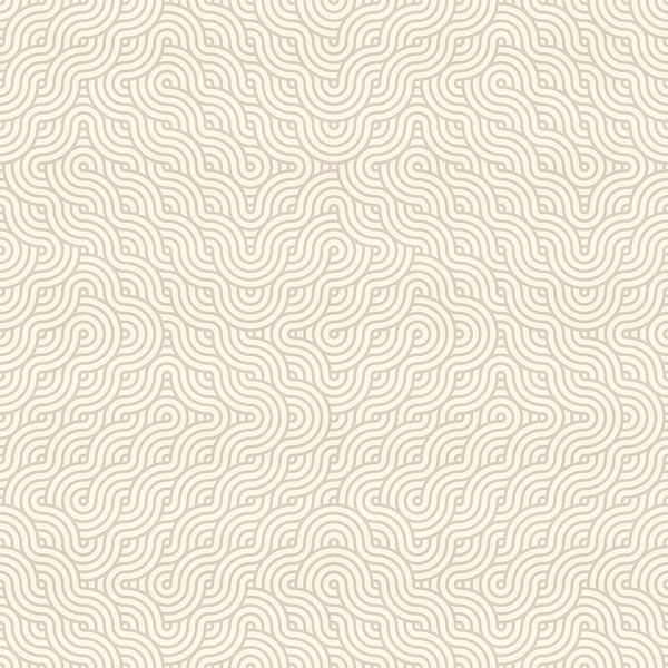 Zen art. Japanese waves and circles geometric pattern by Abstract Minimalist Art