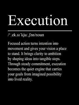 Execution Definition - Black
