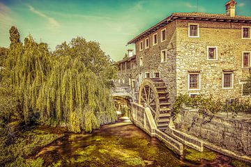 An old mill in northern Italy. by Marcel Hechler
