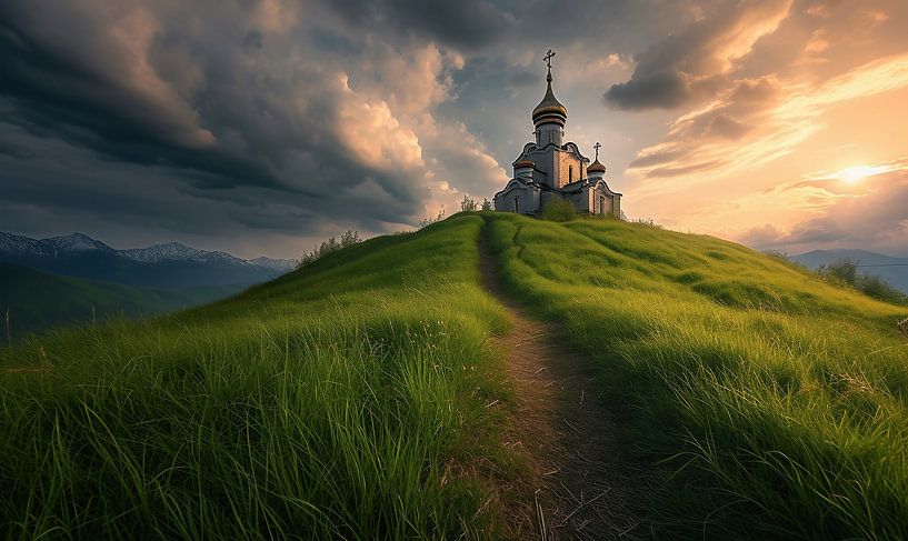 Kapel in een natuurparadijs van fernlichtsicht
