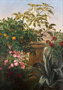 Johan Lauritz Jensen (1800-1856)-Florales Leben noch am Leben