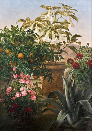 Johan Lauritz Jensen (1800-1856)-Bloemenleven nog steeds