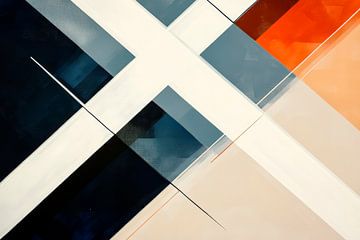 Abstract geometric composition by Poster Art Shop