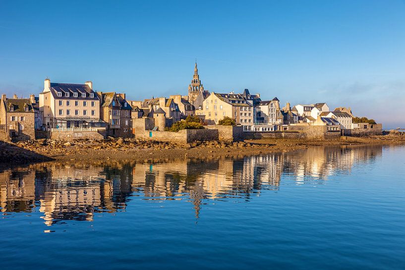 Roscoff harbour in the morning light, Brittany by Christian Müringer