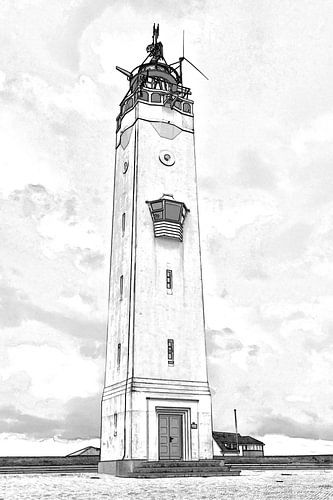 Leuchtturm von Noordwijk am Meer