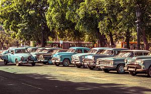 Taxi stand, Havana