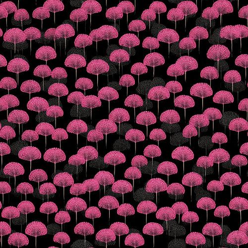 Pink Flowers Pattern | Wall Wallpaper