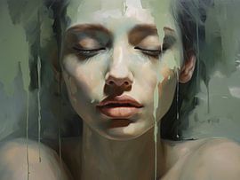 Abstract portrait artwork - Modern wall decoration by SPEQ ART