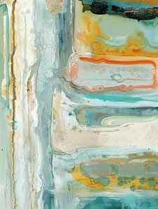 Abstrait moderne aux couleurs pastel