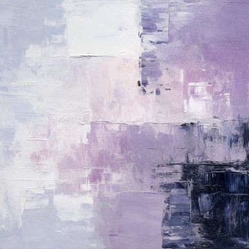 Abstract Paars van Abstract Schilderij