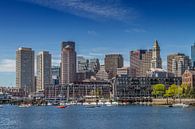 BOSTON Skyline, Noord-Einde En Financieel District  van Melanie Viola thumbnail