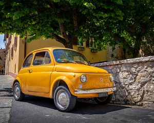 Fiat 500 in Montepulciano van Teun Ruijters