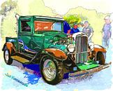 Chevrolet Pickup Streetrod 1930's van Atelier Liesjes thumbnail