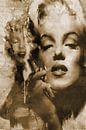 Marilyn Monroe Pop Art Canvas von Leah Devora Miniaturansicht