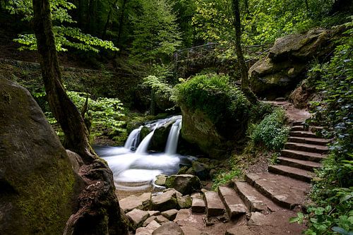 Schiessentümpel waterfall in little swiss ,echternach , Luxembourg
