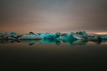 Gletschersee von Maikel Claassen Fotografie