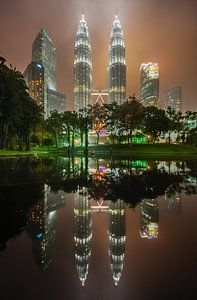 Petronas-Zwillingstürme, Kuala Lumpur von Juriaan Wossink