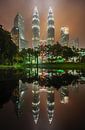 Tours jumelles Petronas, Kuala Lumpur par Juriaan Wossink Aperçu