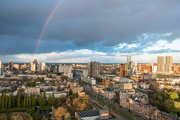 Skyline Rotterdam van AdV Photography