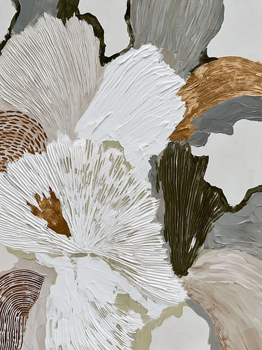 Aardse Vormen – Witte Impasto