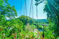 A secret bridge in Thailand
