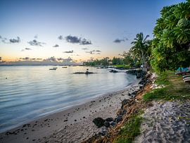Mauritius - Palmar Public Beach am Abend von t.ART