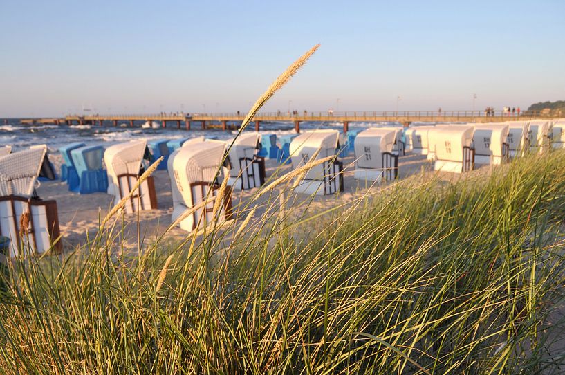 Strandkörbe am Nordstrand in Göhren auf Rügen von GH Foto & Artdesign