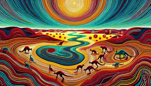 Rêve de désert vibrant