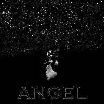 Engel Coverart - schwarz und weiß